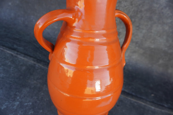 Bauer Matt Carlton Tall Vase in Orange B3316