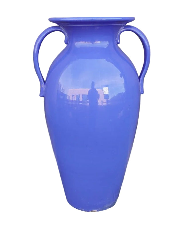 Cobalt Blue Trumpet Vase, Bauer by Fred Johnson B3322
