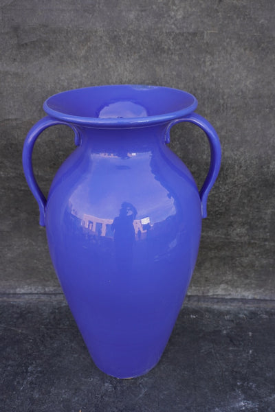 Cobalt Blue Trumpet Vase, Bauer by Fred Johnson B3322