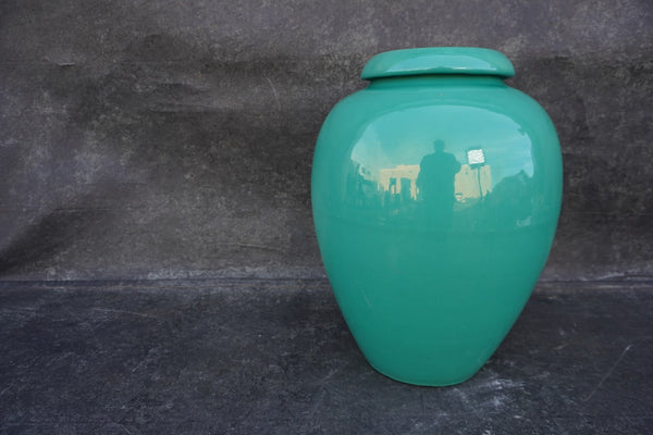 Bauer Jade Green Oil Jar B3323