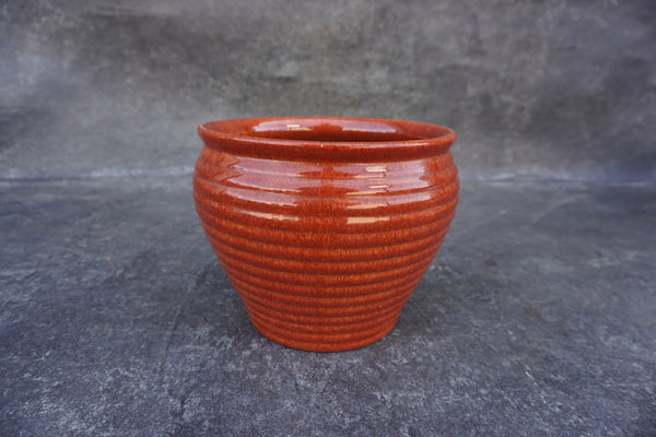 Bauer High Fire Ring Ware Jardinière in Rust Brown B3324