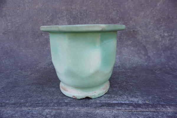 Catalina Island Pottery Planter in Matte Green C695