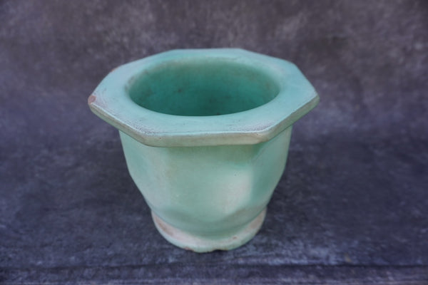 Catalina Island Pottery Planter in Matte Green C695