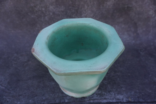 Catalina Island Pottery Planter in Matte Green C695