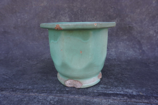 Catalina Island Pottery Planter in Matte Green C695