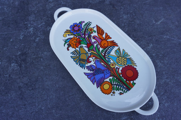 Villery & Boch Acapulco 13 1/4" Oblong Serving Platter with Handles CA2043