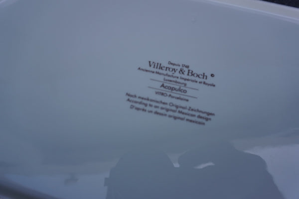 Villery & Boch Acapulco 13 1/4" Oblong Serving Platter with Handles CA2043