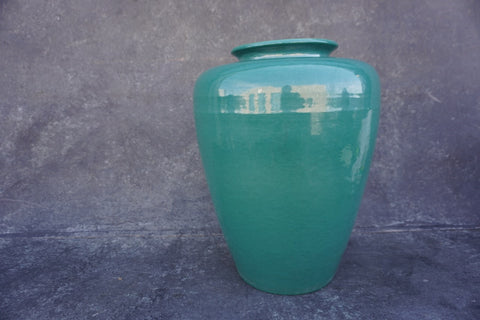 Garden City Flare Rim Oil Jar in Jade Green CA2548