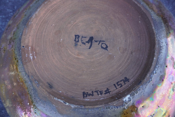 Beatrice Wood Lustreware Plate bearing the Beato Mark CA2550