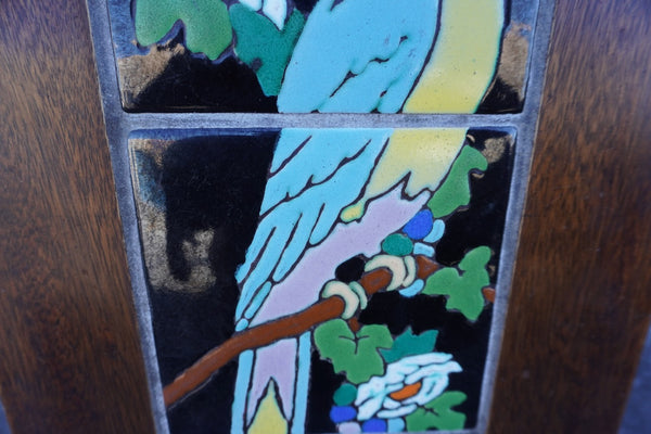 Taylor 3-Tile Parrot Table Top c 1927 CA2553