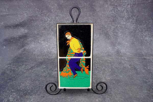 Taylor Two-Tile Plaque Spanish Male Dancer CA2556