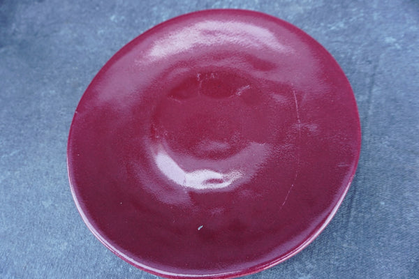 Brayton Laguna Plate in Burgundy CA2568