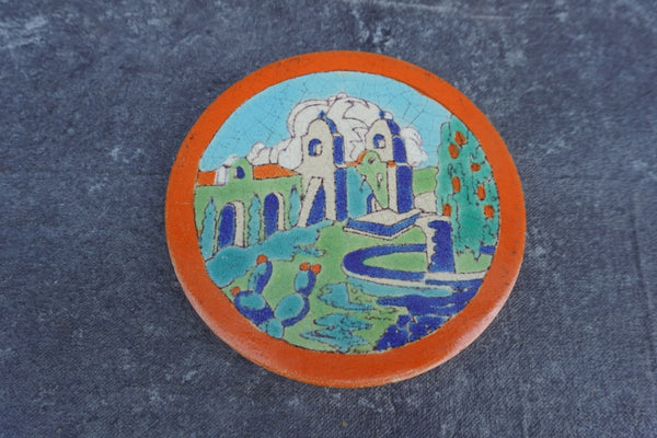 D & M Tile Trivet - Santa Barbara Mission  CA2572