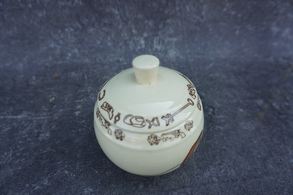 Vernon Kilns Winchester 73 Sugar Bowl CA2574