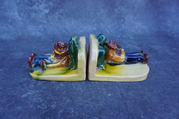 Hand Made Mexicana Book-Ends by Ruth King 1937 CA2582