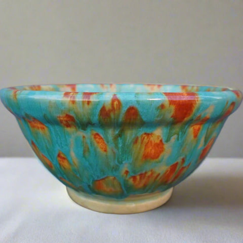 Pacific Blue & Orange Blended Bowl CA2625