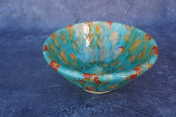 Pacific Blue & Orange Blended Bowl CA2625