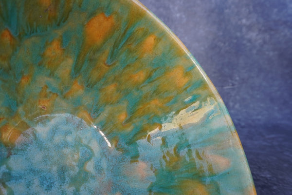 Pacific Blended Bowl in Yellow and Green - Stoneware CA2626