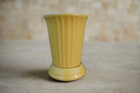 Garden City Fluted Stock Vase in Yellow CA2634