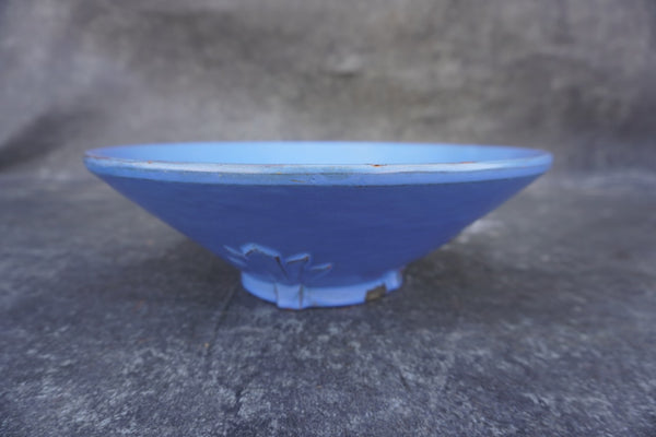 Catalina Chevron Bowl in Matte Blue CA2636