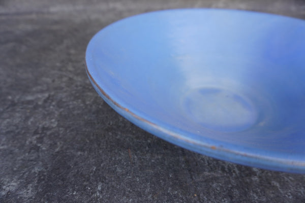 Catalina Chevron Bowl in Matte Blue CA2636