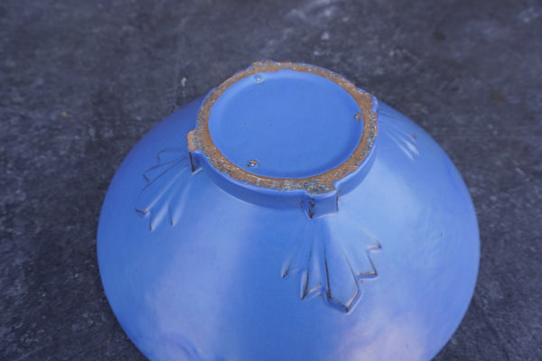 Catalina Chevron Bowl in Matte Blue CA2636