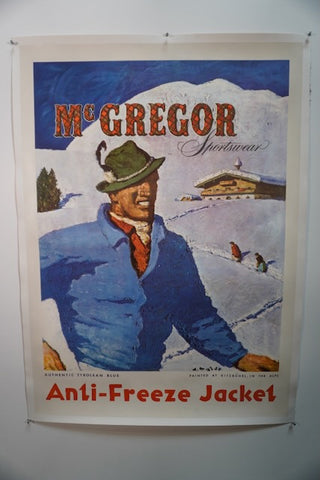 McGregor Mens Sportswear Advertising Poster