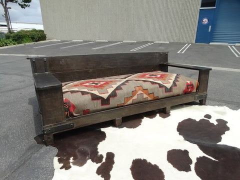 Monterey Classic Old Wood Day Bed One of a Kind F2435