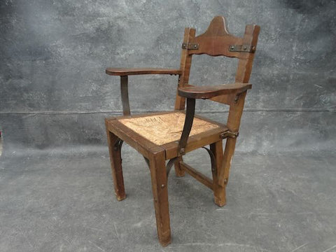 Monterey Classic Old Wood Humpback Captains Chair F2453