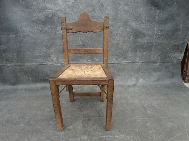 Monterey Classic Old Wood Humpback Dining Chair F2454