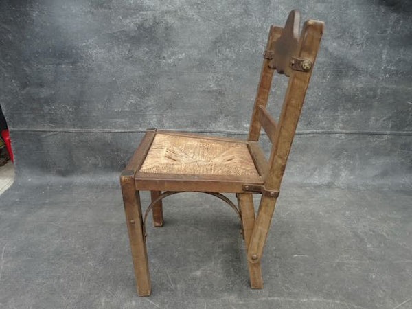 Monterey Classic Old Wood Humpback Dining Chair F2454