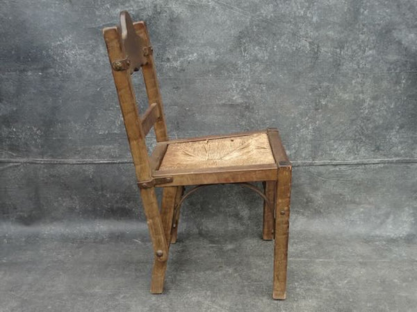 Monterey Classic Old Wood Humpback Dining Chair F2454