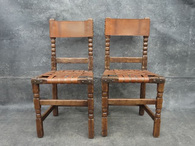 Monterey Dining room chairs set of 2 in Original Old Wood Finish F2458