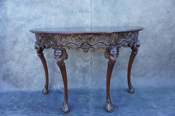 Mexican Colonial Chippendale Console Table F2494