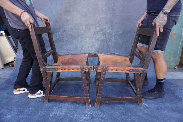 Pair of Monterey Classic Sling Chairs c 1929 F2506