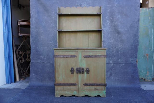 Cliff May Monterey-Style Welsh Cupboard in Original Green Finish F2508