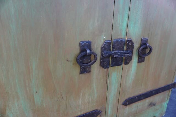 Cliff May Monterey-Style Welsh Cupboard in Original Green Finish F2508