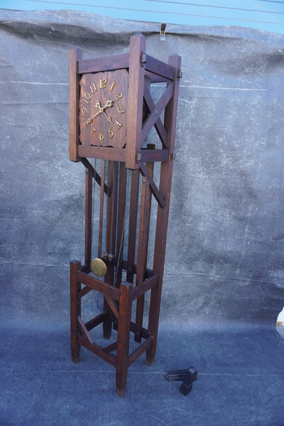 Arts & Crafts Grandfather Clock F2544