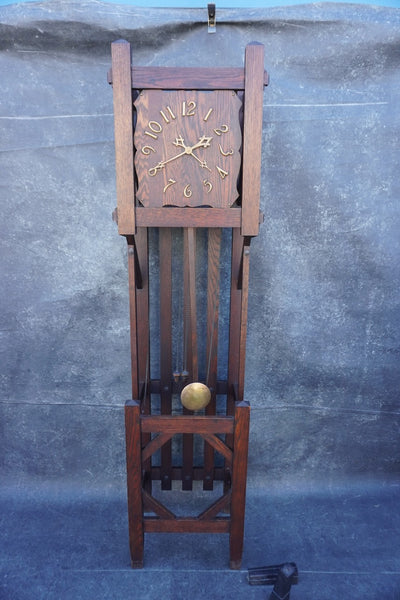 Arts & Crafts Grandfather Clock F2544