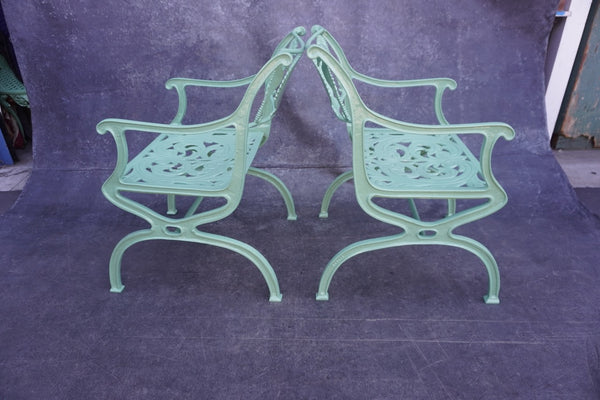 Molla of NYC pair of Patio chairs F2575 set one of 2