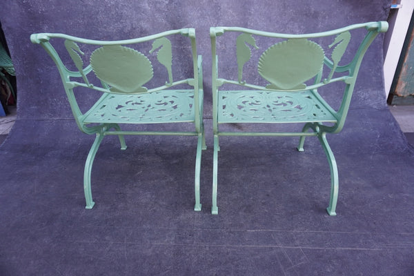 Molla of NYC pair of Patio chairs F2575 set one of 2