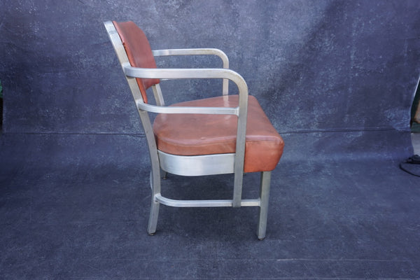 Art Deco Machine Age Aluminum Armchair by Goodform F2581