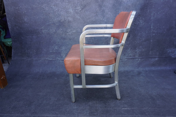 Art Deco Machine Age Aluminum Armchair by Goodform F2581