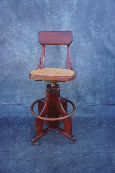 Antique Drafting Chair F2590