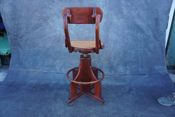 Antique Drafting Chair F2590