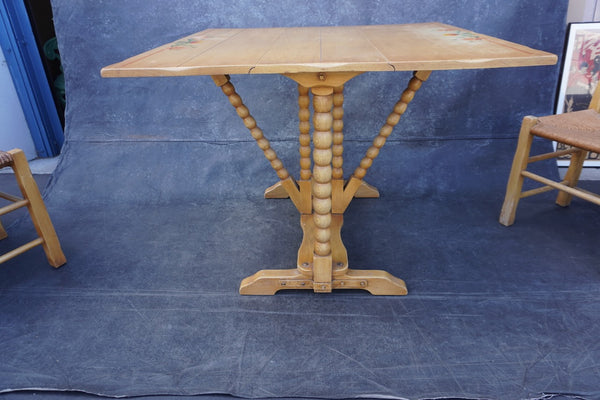 Monterey Drop-Leaf Table with 4 Chairs c 1938 F2591