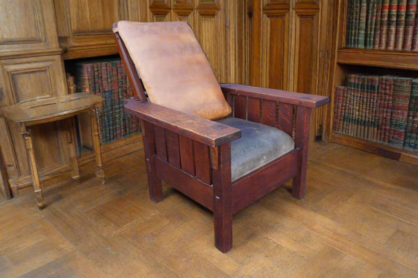 L. & J. G. Stickley Morris Chair c 1905 F2593