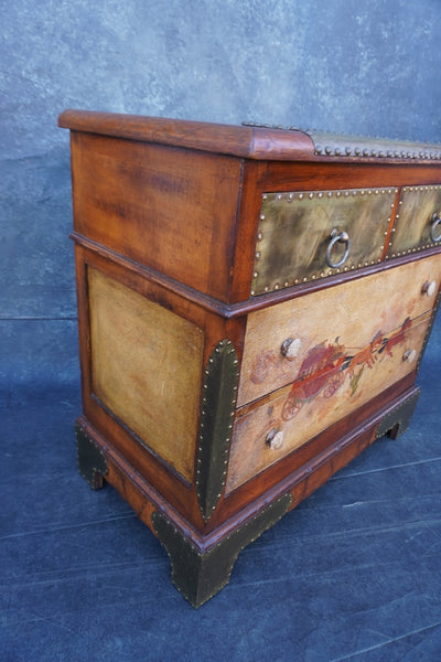 Monterey Classic Dresser in Dark Smoky Maple with Juan Duran Tinoco Decorations F2607