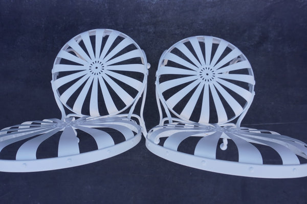 François Carré Sunburst Chairs - Pair- 1930s F2614