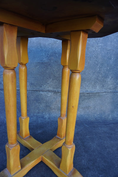 Monterey Fiesta Lamp Table in Crackle Finish c 1931 F2621